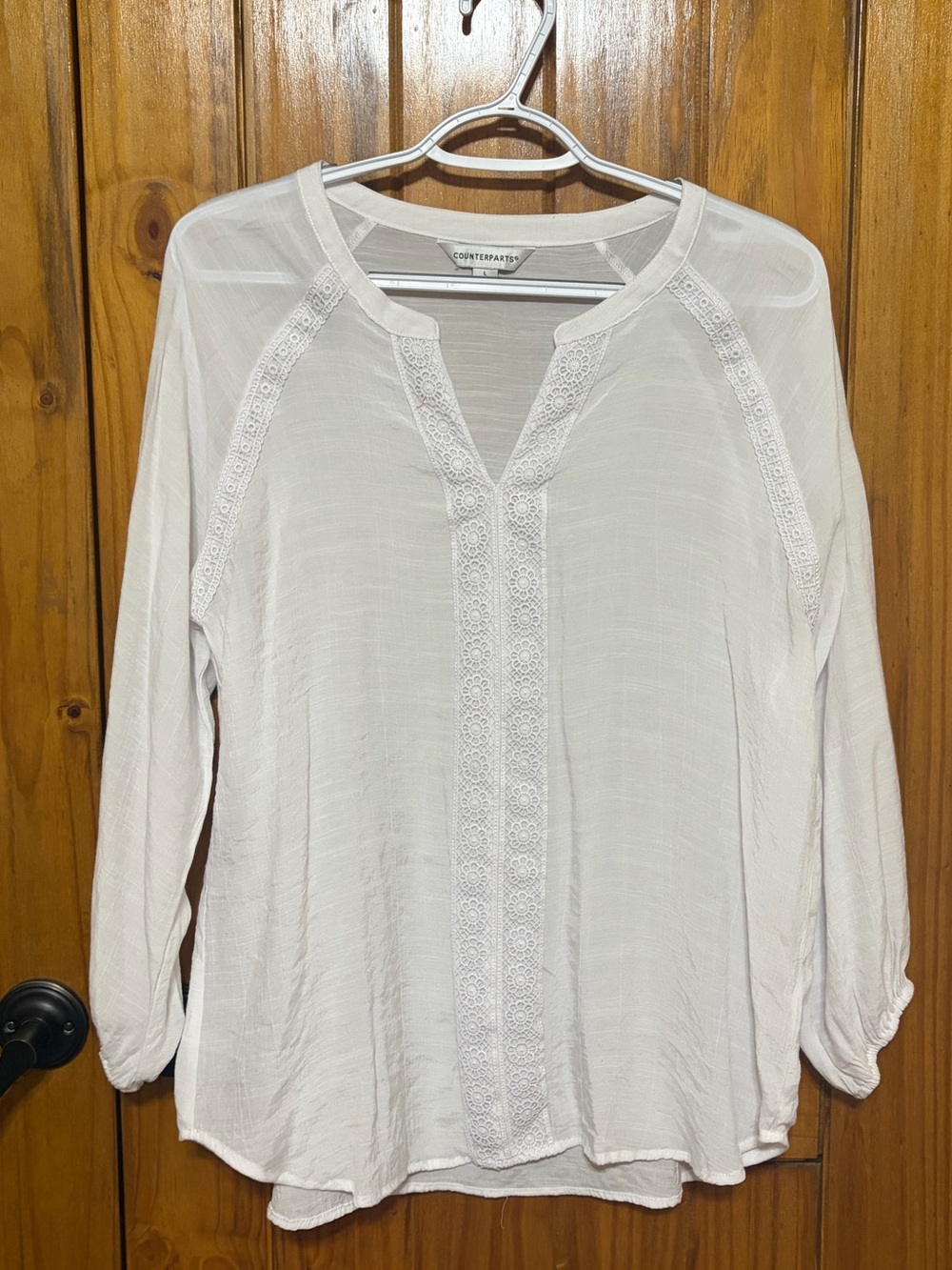 Counterparts 3/4 length sleeve top